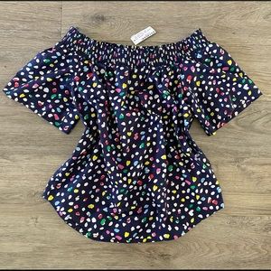🚫 SOLD 🚫 NWT J.Crew off-the-shoulder top